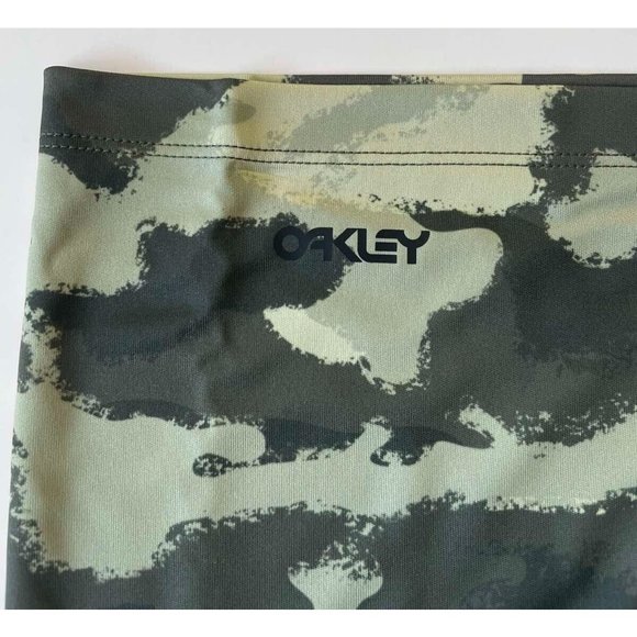 Oakley Neck Gaiter L / XL Hydrolix Face Cover Mask Green Camo Reflective New - Picture 6 of 11
